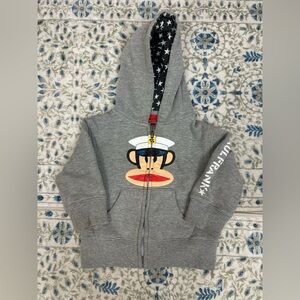 Y2K Paul Frank Kids Grey Zip Up Jacket